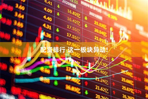 配资排行 这一板块异动!
