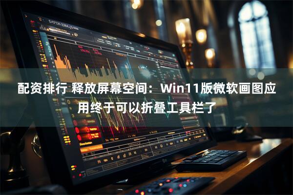 配资排行 释放屏幕空间：Win11版微软画图应用终于可以折叠工具栏了